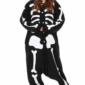Black and White Skeleton Onesie